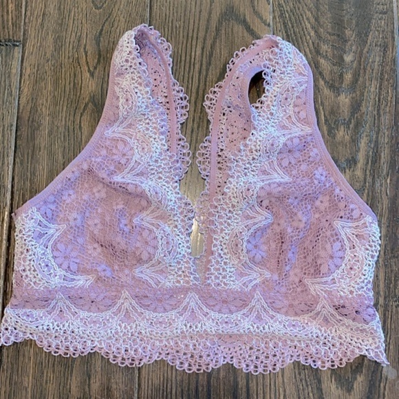 Victorias Secret purple lace bralette boho size medium - Picture 6 of 6